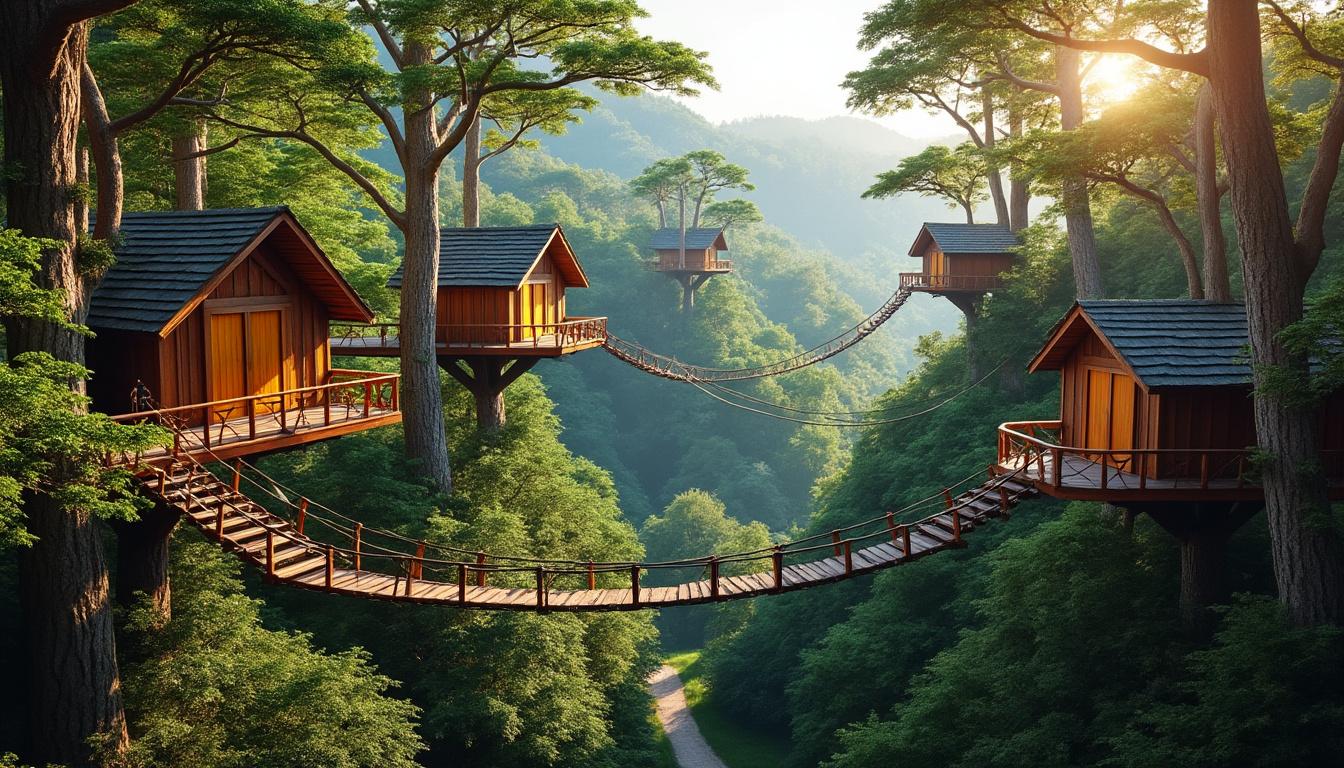 découvrez un itinéraire unique pour un week-end insolite dans des cabanes perchées, entre nature et détente hors du commun.